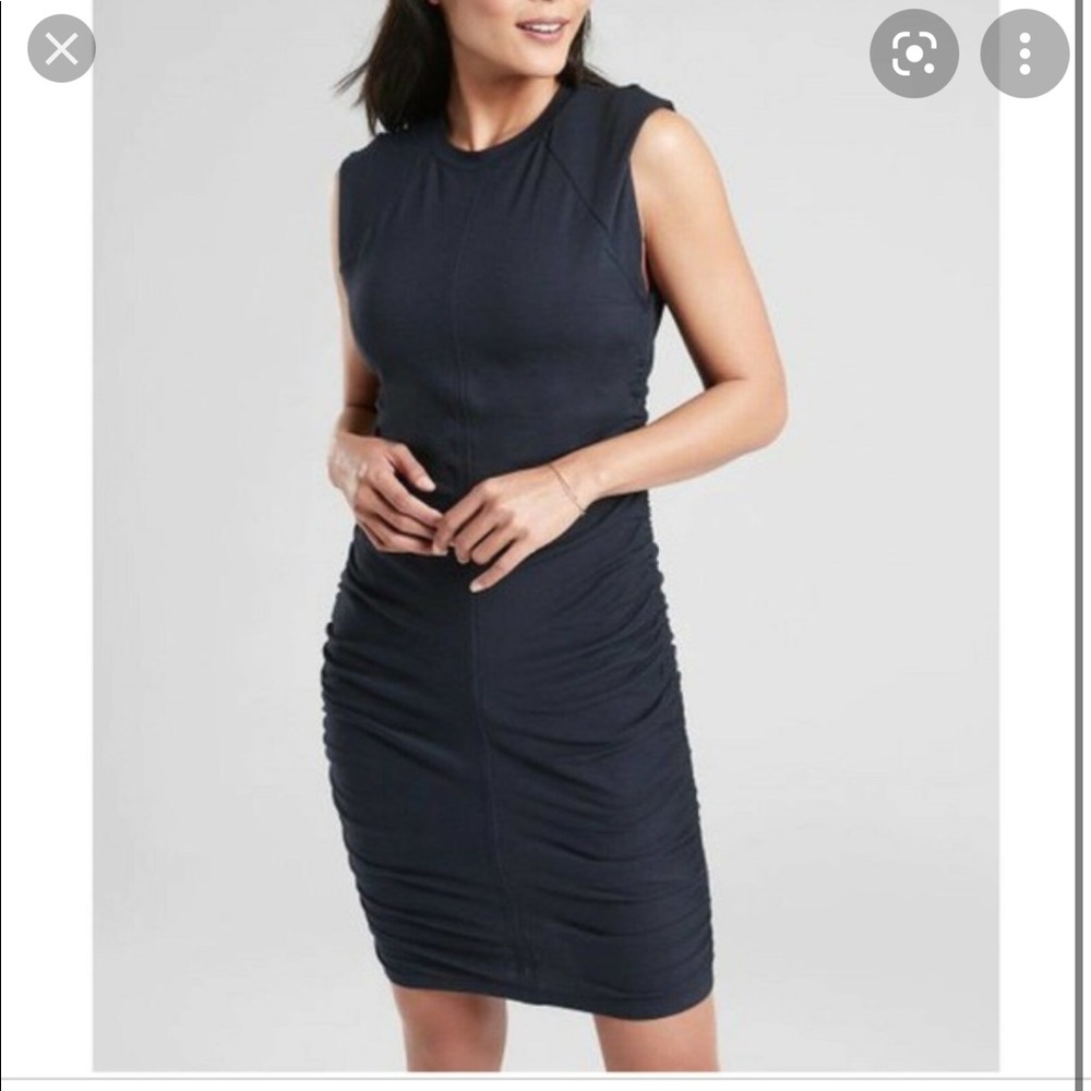 Athleta apres ruched dress